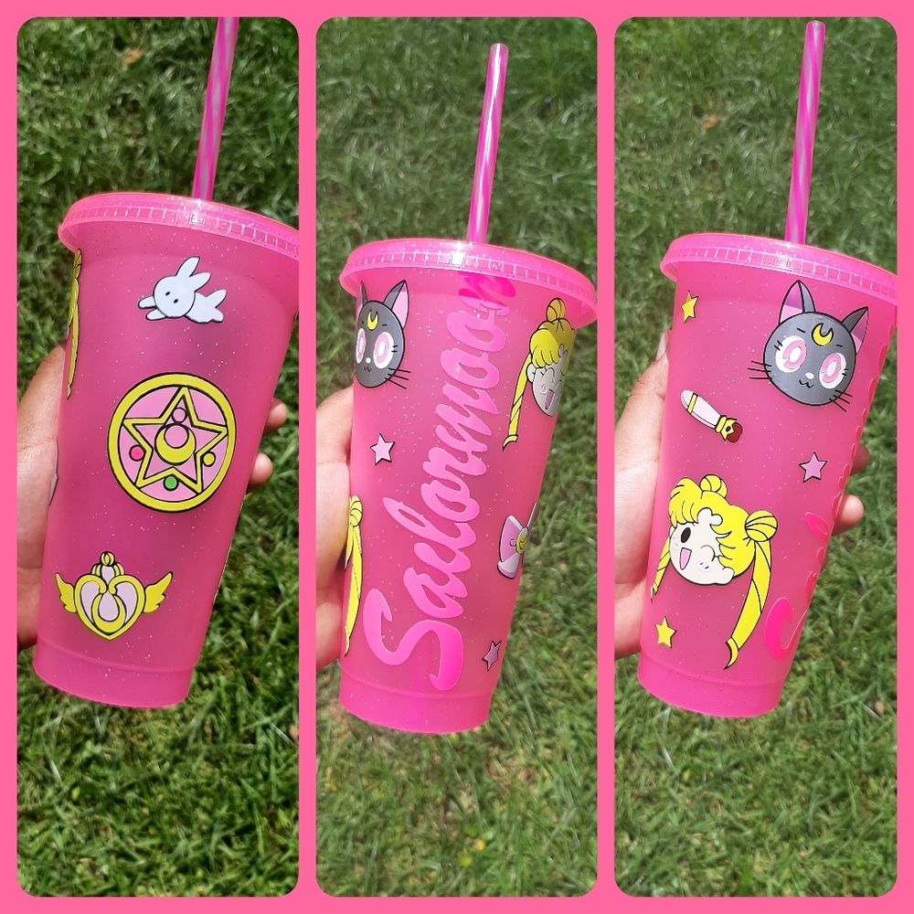 SAILOR MOON GLITTER CUP
